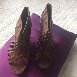 Givenchy leather booties size 39.